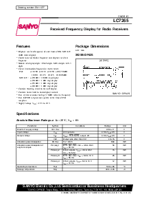 浏览型号LC7265的Datasheet PDF文件第1页