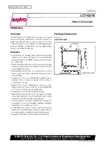 浏览型号LC74201E的Datasheet PDF文件第1页
