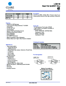浏览型号LCA110的Datasheet PDF文件第1页