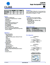 浏览型号LCA120的Datasheet PDF文件第1页