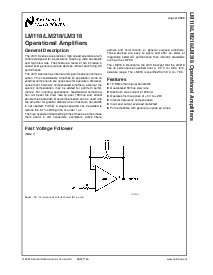 浏览型号LM218H的Datasheet PDF文件第1页