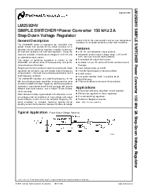 浏览型号LM2592HVS-3.3的Datasheet PDF文件第1页