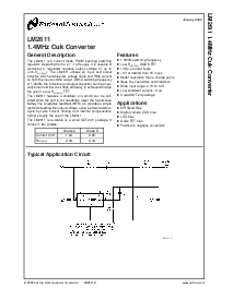 浏览型号LM2611BMF的Datasheet PDF文件第1页