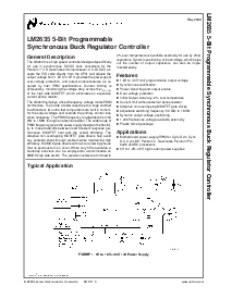 浏览型号LM2635M的Datasheet PDF文件第1页