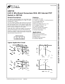 浏览型号LM2733XMFX的Datasheet PDF文件第1页