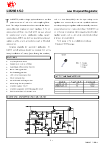 浏览型号LM2931CT-5.0的Datasheet PDF文件第1页